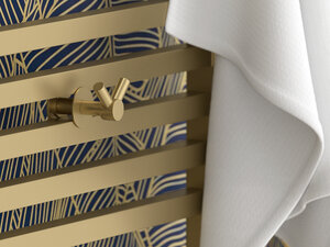 Изображение товара Вешалка для полотенцесушителей Сунержа Виват 32-2010-0005, золотой шелк