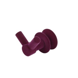 Изображение товара Вешалка для полотенцесушителей Сунержа Виктория 58-2010-0002, флок пурпурный