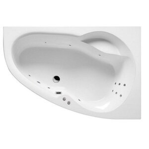 Изображение товара Ванна гидромассажная Excellent Newa Line 160x95 см белая асимметричная Изображение товара Ванна гидромассажная Excellent Newa Line 160x95 см белая асимметричная