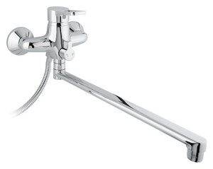 Изображение товара Смеситель Timo Junior Inox 1905Y-CR chrome для ванны и душа, длинный излив