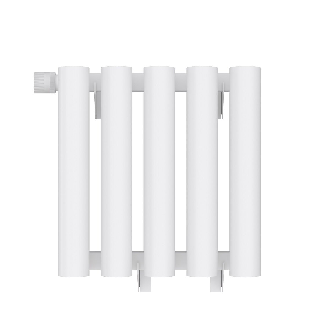 Изображение товара Радиатор трубчатый Сунержа Кумир-0 EU50 30-0350-3005, 5 секций, левое нижнее подключение, цвет белый матовый