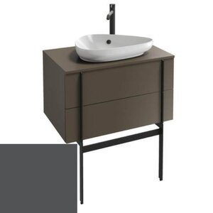 Изображение товара Тумба под раковину Jacob Delafon Nouvelle Vague 80 см серая антрацит мягкая