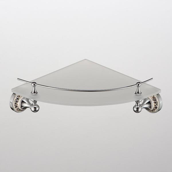 Изображение товара Saine Chrome 7053048 — настенная полка с ограничителем, 28.7x28.7 см