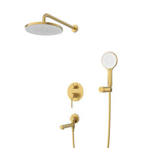Изображение товара Душевая система Cezares RELAX-VDSET-BORO, с внутренней частью, цвет золото брашированное