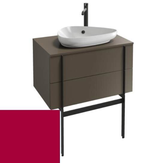 Изображение товара Тумба под раковину Jacob Delafon Nouvelle Vague 80 см, подвесная, малина мягкий