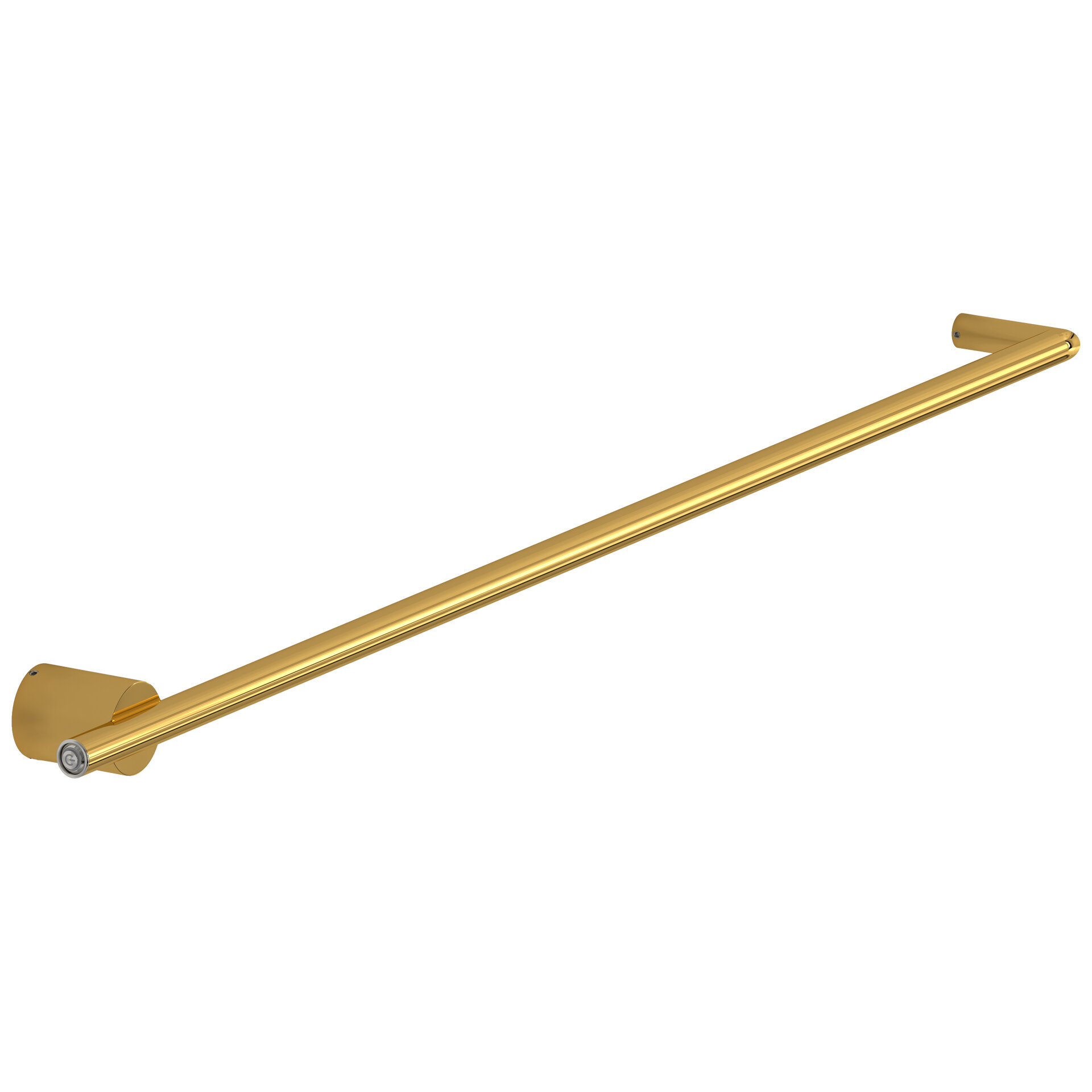 Изображение товара Полотенцесушитель электрический Сунержа Идиллия Master 03-0857-1000, высота 5 см, ширина 100 см, диммер слева, цвет золото