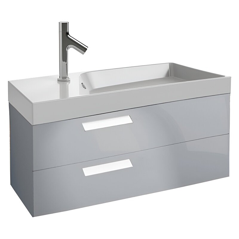 Изображение товара Тумба под раковину Jacob Delafon Rythmik EB1304-N21 100 см серый титан