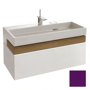 Изображение товара Тумба под раковину Jacob Delafon Terrace EB1187-F26, 100 см, цвет сливовый глянцевый