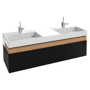 Изображение товара Подвесная тумба под раковину Jacob Delafon Terrace 150 черный матовый