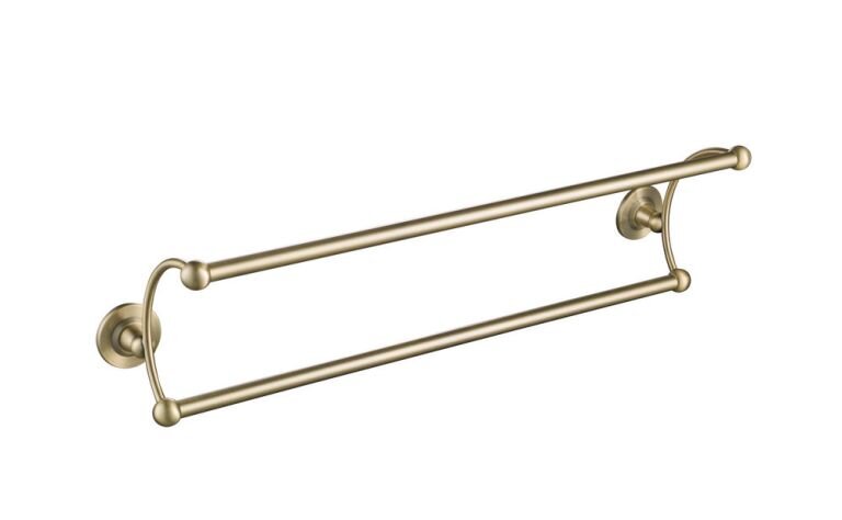 Изображение товара Timo Nelson 160056/02 antique — двойной полотенцедержатель латунь бронза 66x17x14.7 см