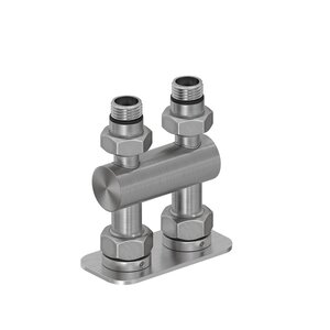 Изображение товара Модуль Сунержа 071-1537-1234, прямой EU50, 2 х 1/2 дюйма, цвет сатин