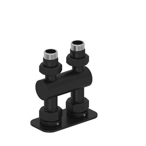 Изображение товара Модуль Сунержа 31-1537-1234, прямой EU50, 2 х 1/2 дюйма, цвет черный матовый