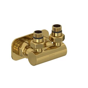 Изображение товара Модуль Сунержа 03-1536-1234, угловой EU50, 2 х 1/2 дюйма, цвет золото