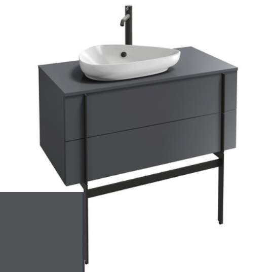 Изображение товара Тумба под раковину Jacob Delafon Nouvelle Vague 100 см, серый антрацит, подвесная