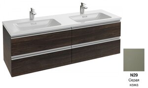 Изображение товара Тумба под раковину Jacob Delafon Vox 140 см, EB2020-RA-N29, цвет - серая кожа