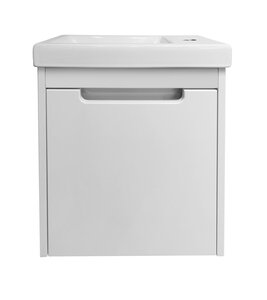 Изображение товара Тумба под раковину Runo Микра 00-00005159, 40 см, подвесная, белый