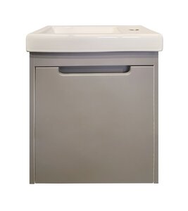 Изображение товара Тумба под раковину Runo Микра 00-00005162, 40 см, подвесная, серый