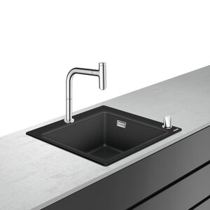 Изображение товара Комплект кухонной мойки и смесителя Hansgrohe 450 C51-F450-06, хром