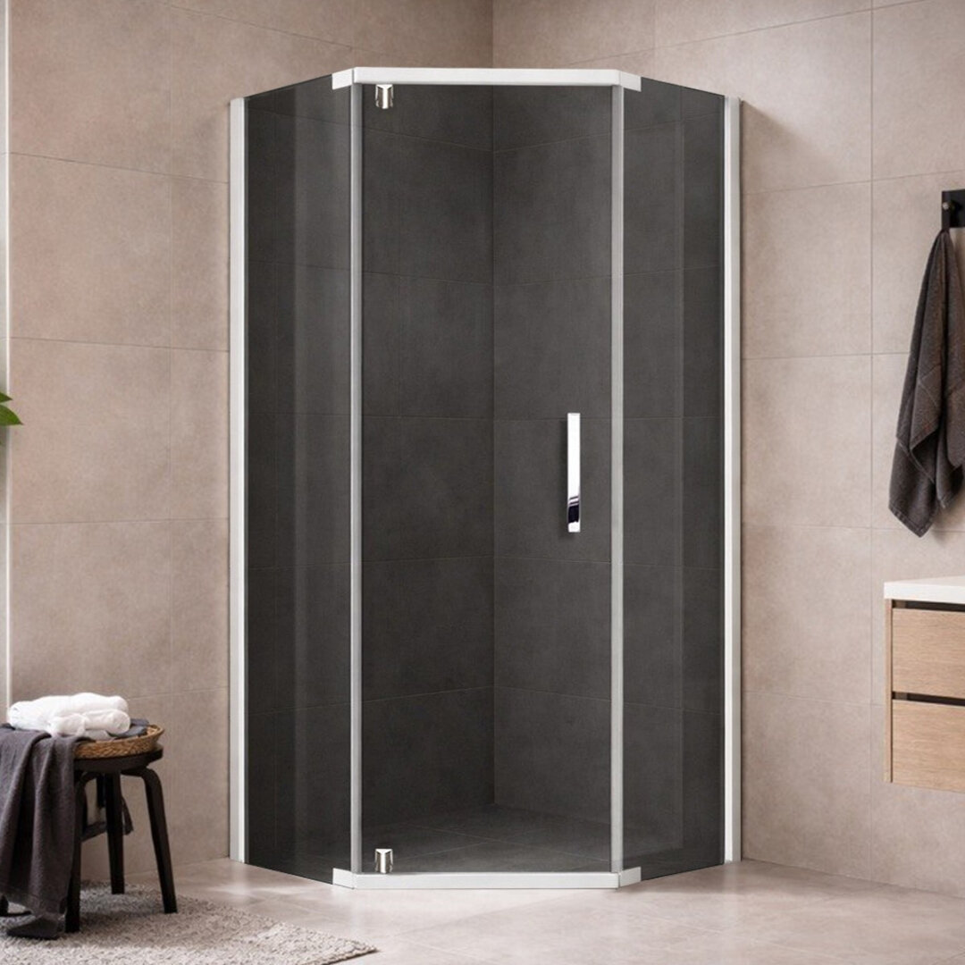 Изображение товара Душевой уголок Royal Bath пятиугольный 90x110 см тонированное стекло