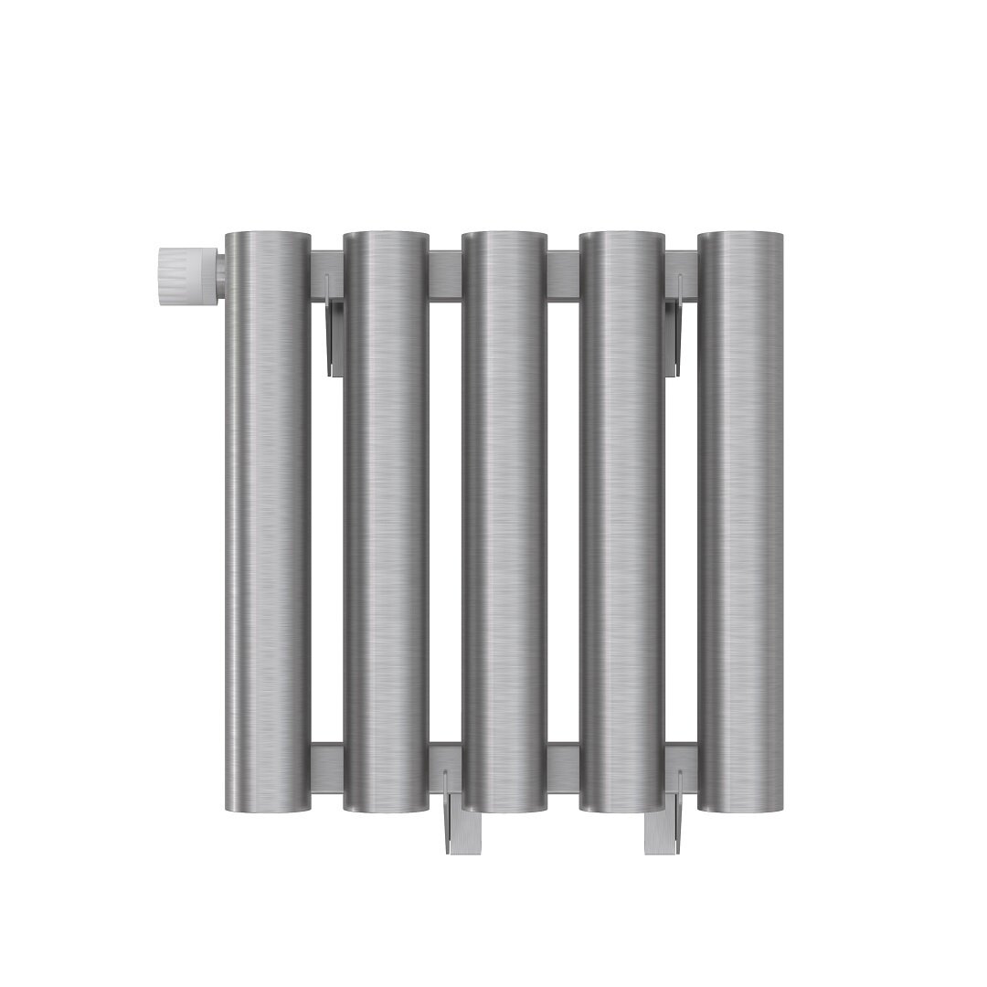 Изображение товара Радиатор трубчатый Сунержа Кумир-0 071-0350-3005, 5 секций, левое нижнее подключение, цвет сатин