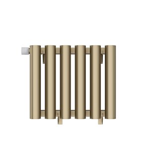 Изображение товара Радиатор трубчатый Сунержа Кумир-0 EU50 32-0350-3006, 6 секций, левое нижнее подключение, цвет золотой шелк