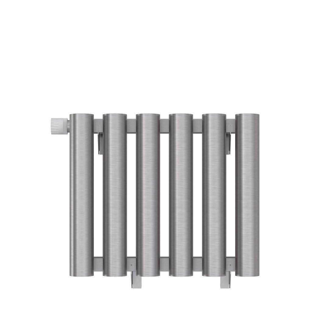 Изображение товара Радиатор трубчатый Сунержа Кумир-0 EU50 071-0350-3006, 6 секций, левое нижнее подключение, цвет сатин