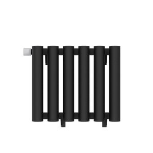 Изображение товара Радиатор трубчатый Сунержа Кумир-0 EU50 15-0350-3006, 6 секций, левое нижнее подключение, цвет тёмный титан муар