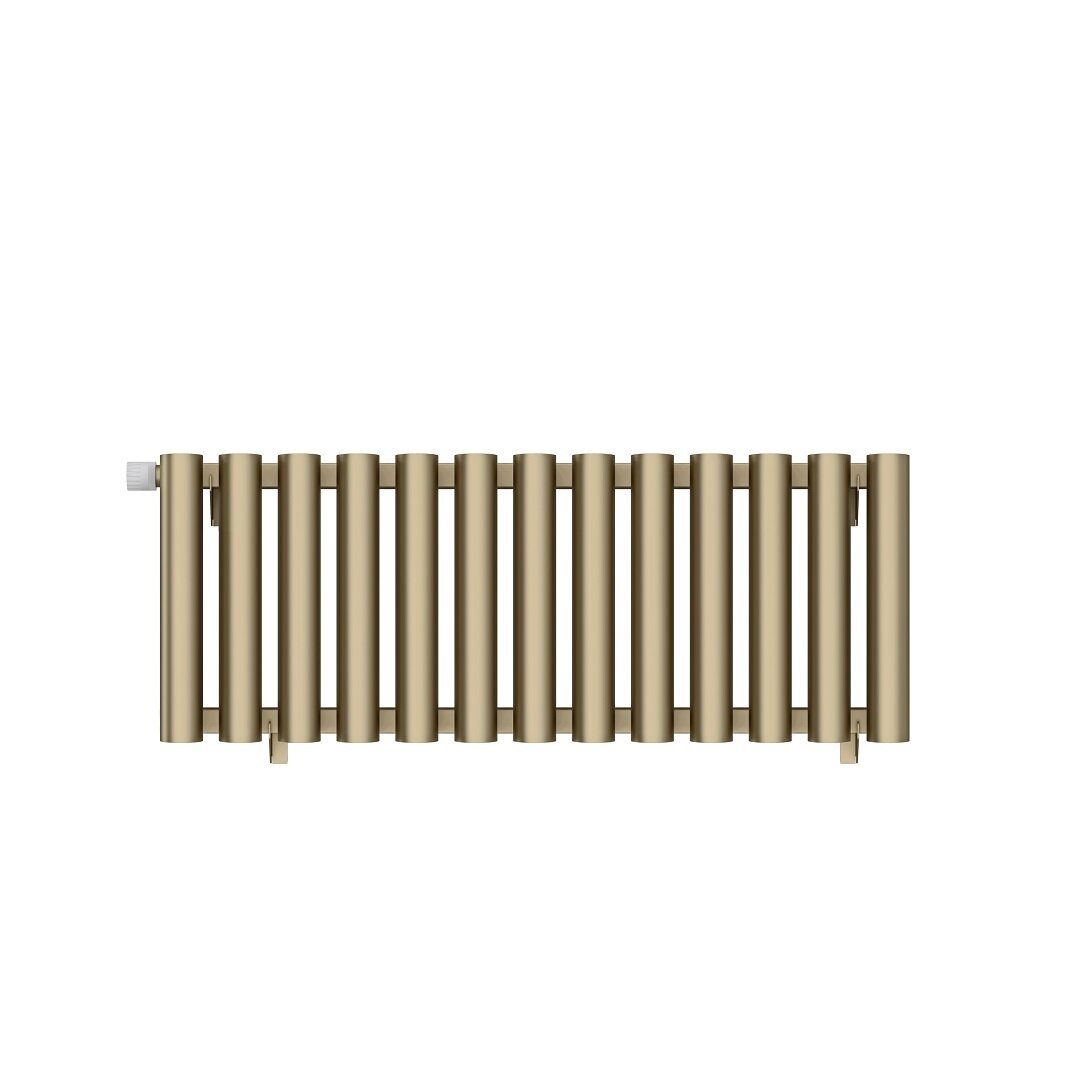 Изображение товара Радиатор трубчатый Сунержа Кумир-0 EU50 32-0350-3013, 13 секций, левое нижнее подключение, цвет золотой шелк