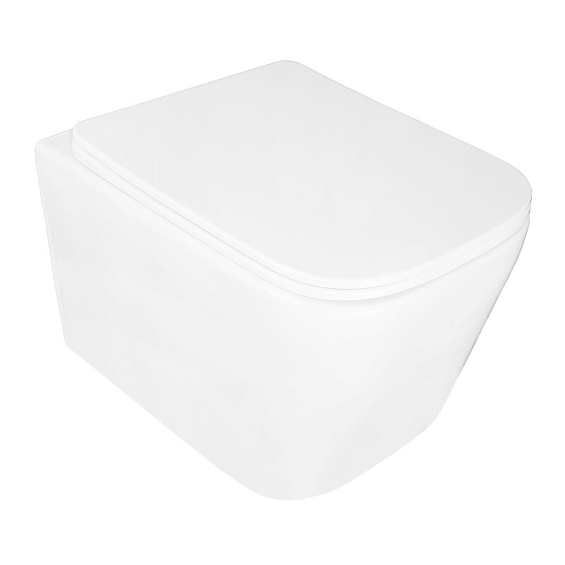 Изображение товара Подвесной безободковый унитаз Loranto Delphi 91343 с системой Tornado