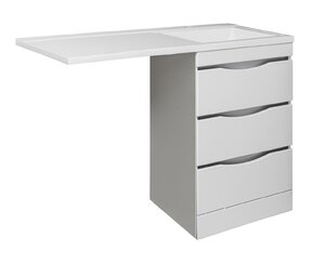 Изображение товара Тумба с раковиной Runo Орион УТ000003442гам120лб / УТ000003442гам120пб, 60 см, для установки со стиральной машиной, крыло слева/крыло справа, белый