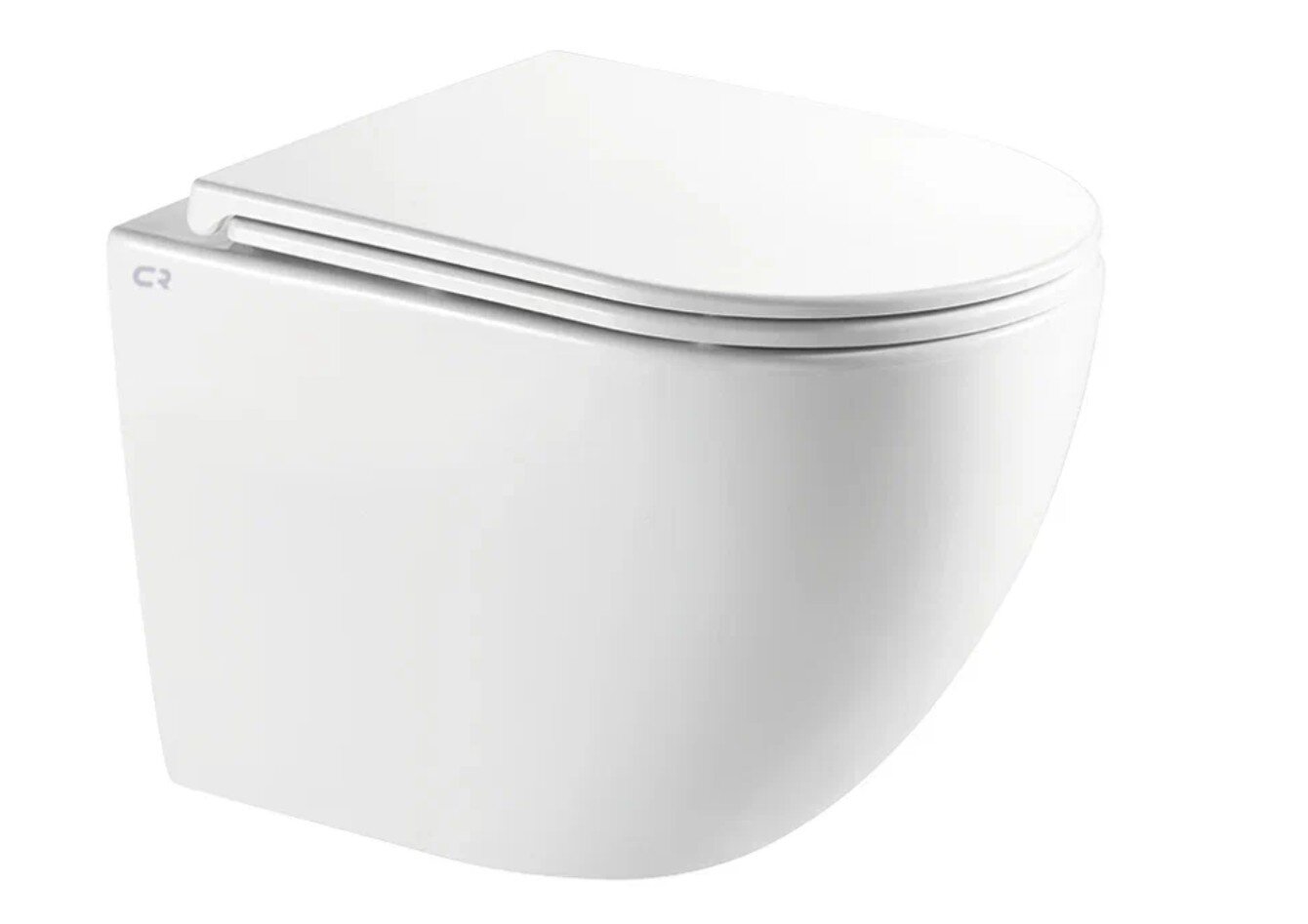 Изображение товара Подвесной унитаз Charus Alva Estella CR.521.WT3.01, безободковый, смыв торнадо, сиденье микролифт, белый