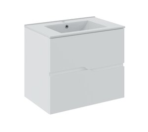 Изображение товара Тумба с раковиной Runo Палермо 00-00004083сум, 70 см, подвесная, белый