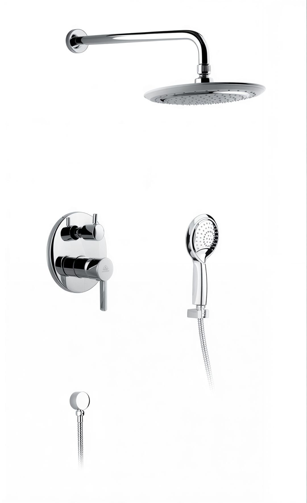 Изображение товара Душевая система скрытого монтажа Timo Hette SX-1029/00 SM412, 2-х режимная, хром