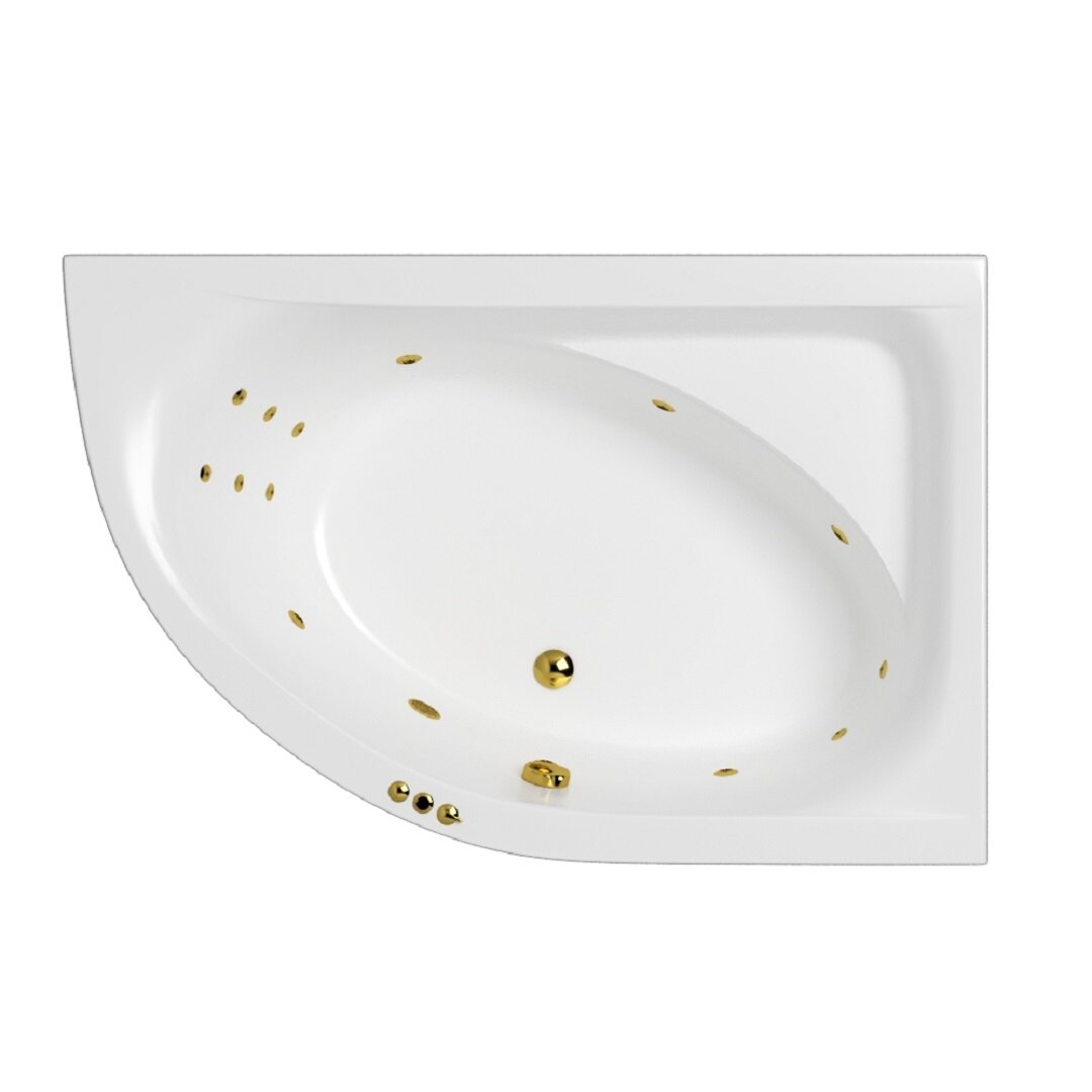 Изображение товара Гидромассажная ванна Whitecross Aquarella Smart 170х110 см, правая