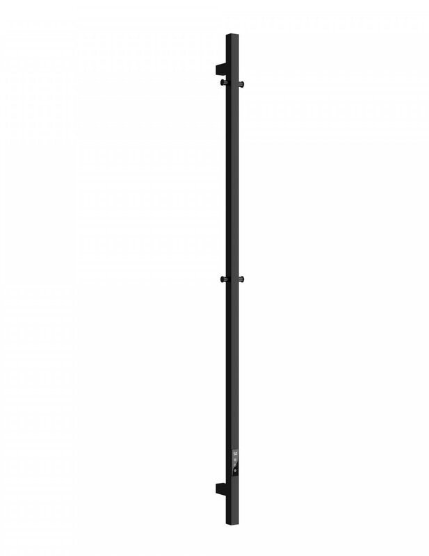 Изображение товара Полотенцесушитель электрический Sancos Linn 150х3 SC13002MB, ширина 3 см, высота 150 см, черный матовый Изображение товара Полотенцесушитель электрический Sancos Linn 150х3 SC13002MB, ширина 3 см, высота 150 см, черный матовый