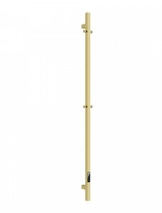 Изображение товара Полотенцесушитель электрический Sancos Linn 150х3 SC13002BG, ширина 3 см, высота 150 см, PVD золото брашированное
