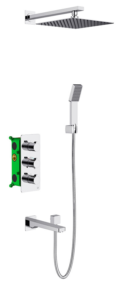 Изображение товара Душевая система Timo Petruma SX-5149/00SM chrome 3-х режимная термостатическая