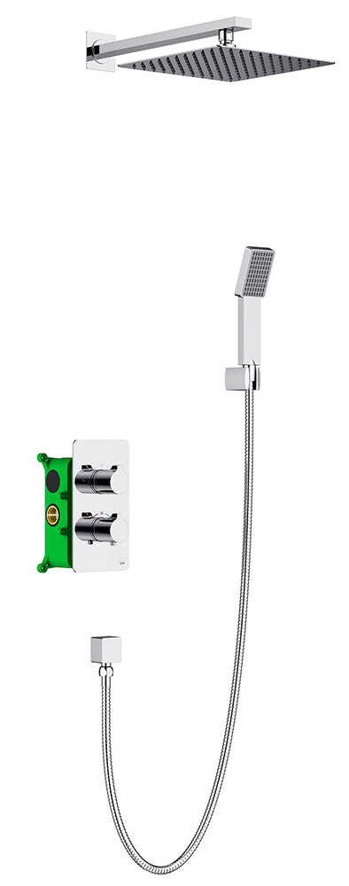 Изображение товара Душевая система скрытого монтажа Timo Petruma SX-5159/00SM chrome, 2-х режимная, с термостатом, хром