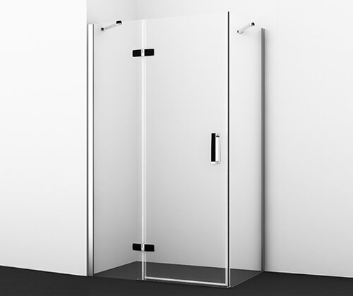 Изображение товара Душевой уголок WasserKRAFT Aller Black Matt 120x90 см с распашной дверью и закаленным стеклом