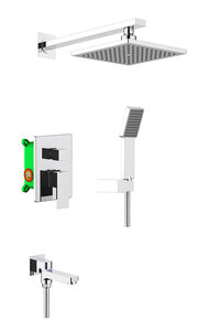 Изображение товара Душевая система скрытого монтажа Timo Selene SX-3069/00 SM1113, 3-х режимная, с изливом, хром
