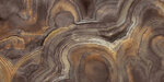 Керамогранит Versace Gemstone Mys.Black Lux R PF60011788, 60 x 120 см, коричневый - фото 1
