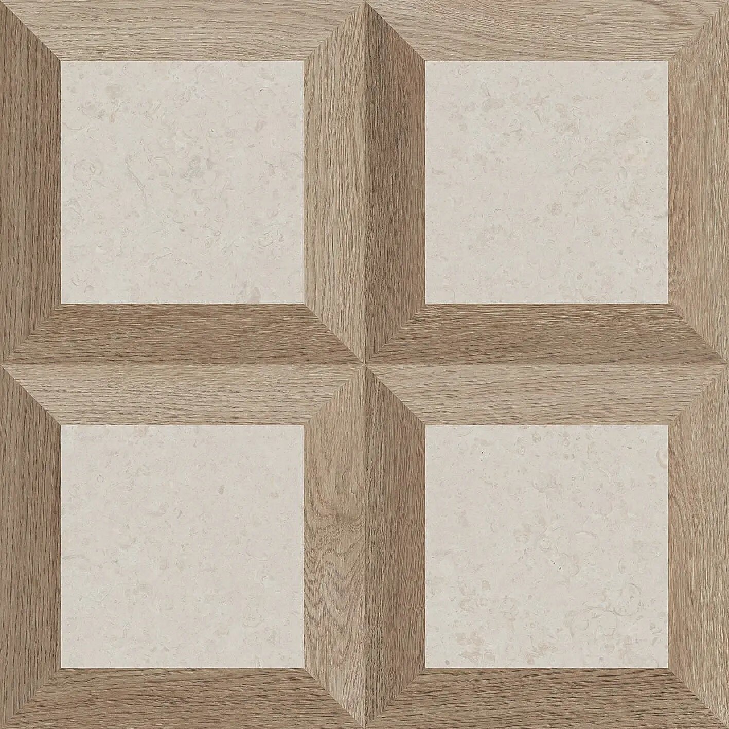 Изображение товара Керамогранит Versace Vstone Frame белый и серый 60x60 см матовая
