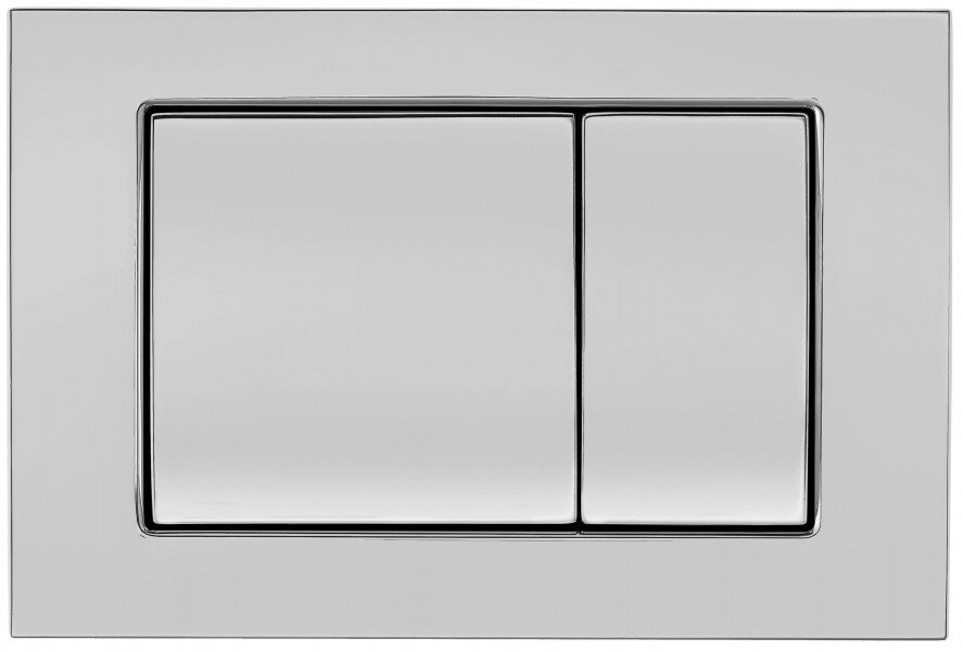 Изображение товара Клавиша смыва Jacob Delafon E4325-CP антивандальная хром двухрежимная