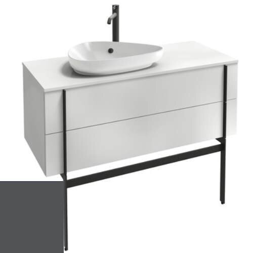 Изображение товара Тумба под раковину Jacob Delafon Nouvelle Vague 120 см глянцевая серый антрацит