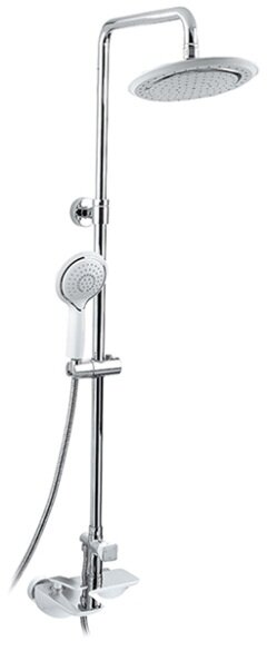 Изображение товара Душевая система Timo Helmi SX-1070/00 3-х режимная хром белая с верхним и ручным душем
