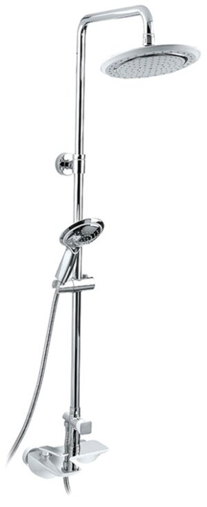 Изображение товара Душевая система Timo Helmi SX-1070/00 2100 3-х режимная хром белый