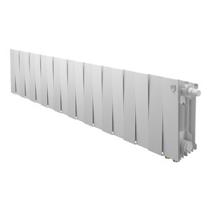 Изображение товара Радиатор биметаллический Royal Thermo PianoForte 200 VR80 RTPWVR803020020, 20 секций, ширина 160 см, высота 28 см, нижнее правое подключение 8 см, цвет белый