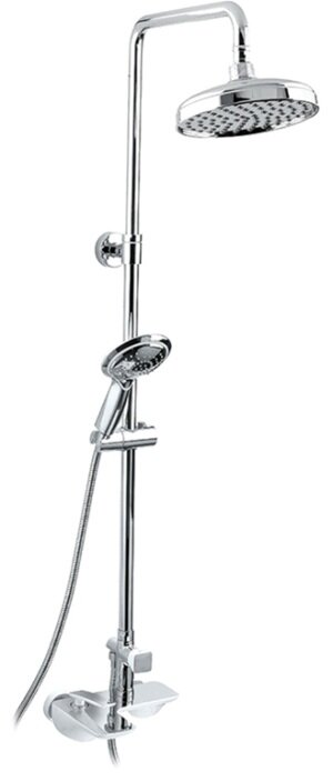 Изображение товара Душевая система Timo Helmi SX-1070/00 712 chrome white, 3-х режимная, белая/хром