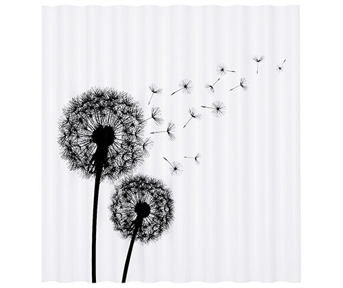 Изображение товара Штора для ванной WasserKraft Elbe SC-72101, 180 x 200 см, белая