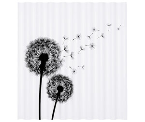 Изображение товара Штора для ванной WasserKraft Elbe SC-72101, 180 x 200 см, навесная, белый